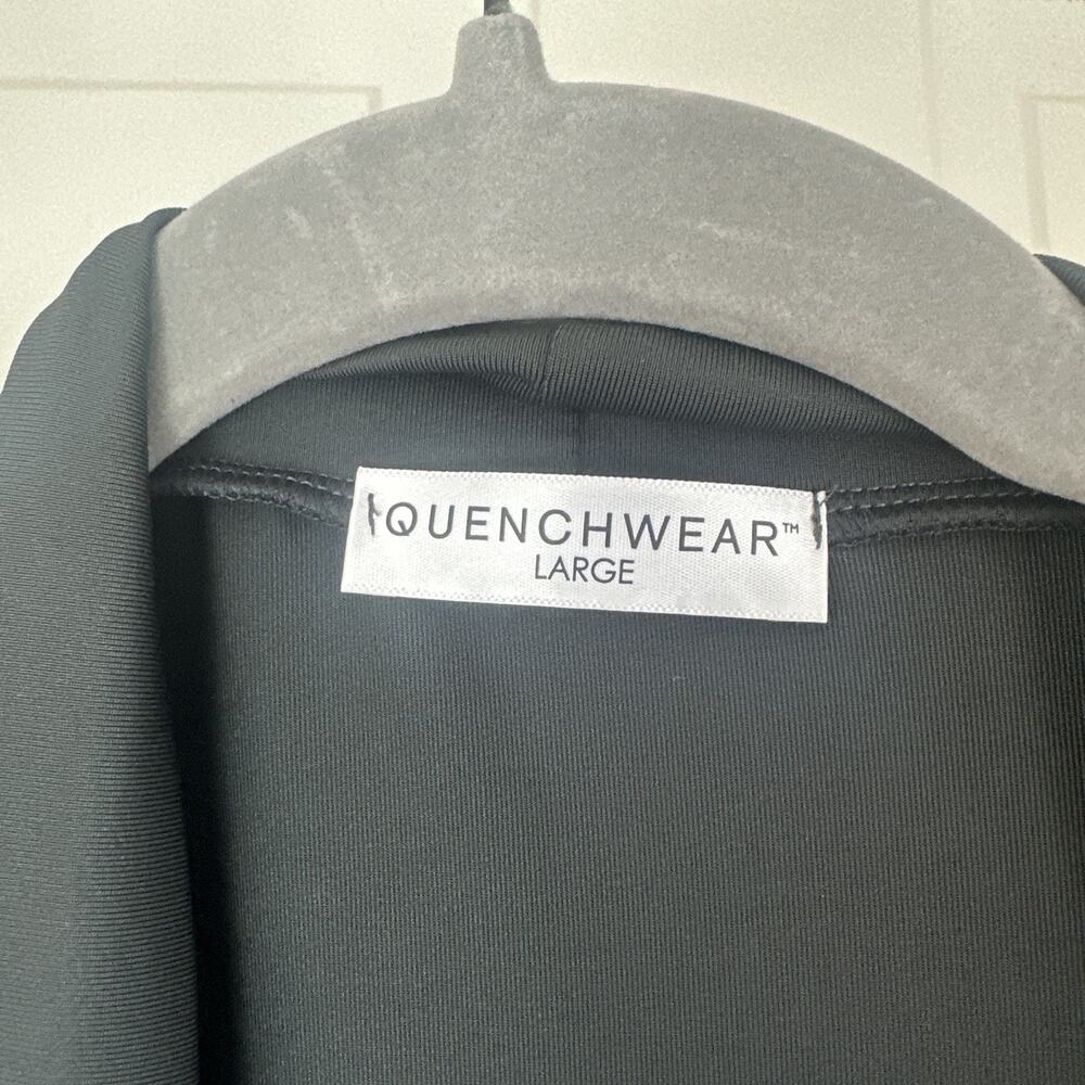 Quench Wear Women's Open Front Cardigan Stretch Long Sleeve Graphite Large - Picture 2 of 6